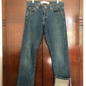 Levi’s 509 low slouch cuff jeans